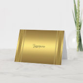 Invitation Gold Birthday Party (Dos)