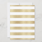 Invitation Gold Black Jingle et Mingle Holiday Party (Dos)