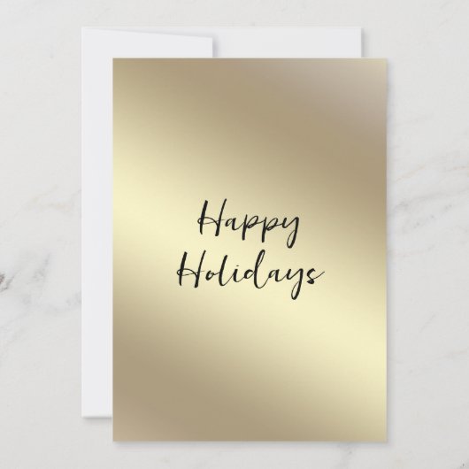 Invitation Gold Black string lumières entreprise Cocktail par (Dos)