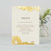 Invitation Gold Blooms (Debout devant)