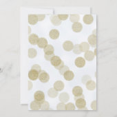 Invitation Gold Blue & Black Balloons Boys 1er fête d'anniver (Dos)