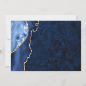 Invitation Gold Blue Nursing School Graduation Party (Dos)