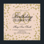 Invitation Gold Blush 50th Birthday Elegant Parties scintilla<br><div class="desc">Elégante Parties scintillant Gold Faux 50e anniversaire Confetti Blush Pink modèle invitation. Idéal pour les fêtes de 50e anniversaire et plus!</div>