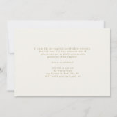 Invitation Gold Boho Minimalist Arch Photo Graduation (Dos)