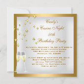 Invitation GOLD Bouclé Fabuleux Fantastique (Dos)