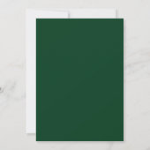 Invitation Gold caduceus Classe De graduation verte 2025 (Dos)