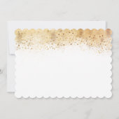 Invitation Gold Calligraphy Blush Pink Florals Anniversaire (Dos)