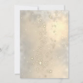 Invitation Gold Champagne Glass Sparkle Confetti Party (Dos)