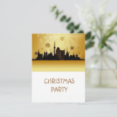 Invitation Gold Christmas Party (Debout devant)