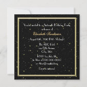 Invitation Gold Chrysler Bldg Skyline #2 Starry Sweet 16 SQ (Dos)