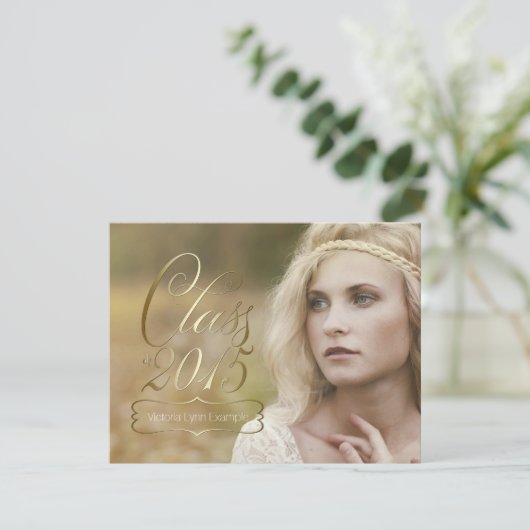 Invitation Gold Class of 2015 Graduation (Debout devant)