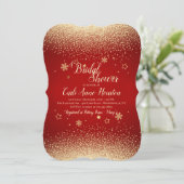 Invitation Gold Confetti (Debout devant)