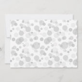 Invitation Gold Confetti Bokeh Bubbles 40e fête d'anniversair (Dos)