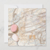 Invitation Gold Confetti Champagne Glam (Dos)