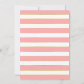 Invitation Gold & Coral Baby c'est Cold Outside Shower Invita (Dos)