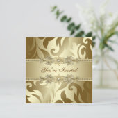 Invitation Gold Corporate Christmas Party (Debout devant)
