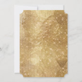 Invitation Gold Cream Poster de animal ivoire Abstrait (Dos)