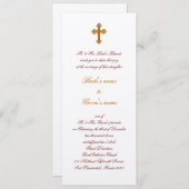 Invitation Gold de Stavro (Devant / Derrière)