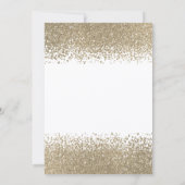 Invitation Gold Diamonds Eiffel Tower Bow Bridal Shower  (Dos)