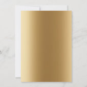 Invitation Gold Dragon Château médiéval Imaginaire Anniversai (Dos)