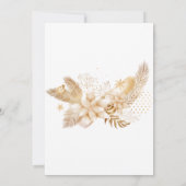 Invitation Gold Elegant Christmas Party (Dos)