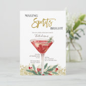 Invitation Gold Elegant Fabriquant Spirits Bright Cocktail (Debout devant)