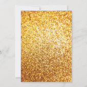 Invitation Gold Emoji Anniversaire de la fête Cellule Télépho (Dos)