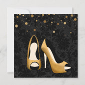 Invitation Gold entre 60 Anniversaire (Dos)