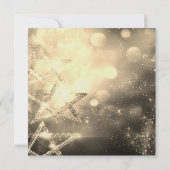 Invitation Gold et Navy Blue Bar Mitzvah (Dos)