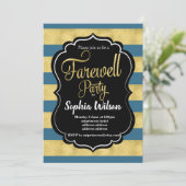 Invitation Gold Farewell Party (Debout devant)