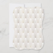 Invitation Gold Fleur-de-lis Great Gatsby 20s Style Sweet 16 (Dos)