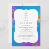 Invitation Gold Foil Arabe Nights (Devant)