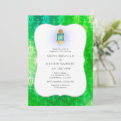 Invitation Gold Foil Arabian Bollywood Engagement Party (Debout devant)