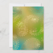 Invitation Gold Foil Arabian Bollywood Engagement Party (Dos)