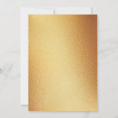 Invitation Gold Foil Graduation Casquette Graduation Party (Dos)
