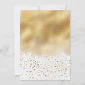Invitation Gold Foil Oh Baby shower (Dos)