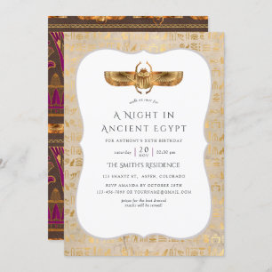 Invitation Gold Foil parti