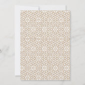 Invitation Gold Frame Motif Nuestra Boda Mariage espagnol (Dos)