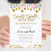 Invitation Gold Gender Reveal
