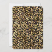 Invitation Gold Glam Black Leopard (Dos)