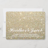 Invitation - Gold Glit Fab Mariage (Devant)