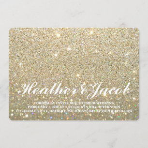 Invitation - Gold Glit Fab Mariage