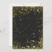 Invitation Gold Grad Party Moderne Graduation Party Invitatio (Dos)