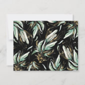 Invitation Gold Green Maid of Honor / Bridesmaid Proposition (Dos)