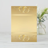 Invitation Gold Hearts3 (Debout devant)