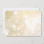 Invitation Gold High Heures Champagne Corporate Holiday Party (Dos)