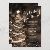 Invitation Gold Holiday Open House (Devant / Derrière)