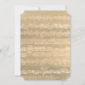 Invitation Gold JOY Green Wreath Christmas Concert Considéran (Dos)