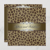 Invitation Gold Leopard 15e anniversaire (Devant / Derrière)