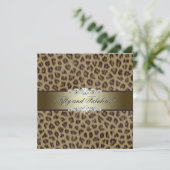 Invitation Gold Leopard 50e anniversaire (Debout devant)